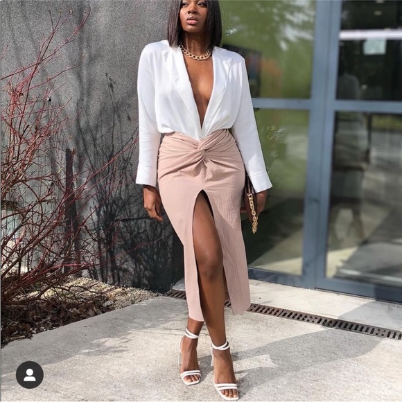 Zara limited edition celeb style pareo skirt - Picture 6 of 13